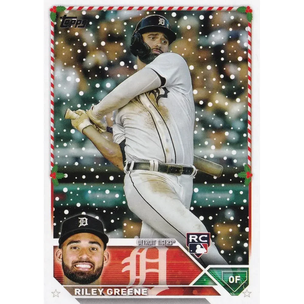 2023 Topps Holiday Riley Greene RC H70 Detroit Tigers